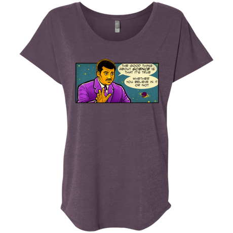 T-Shirts Vintage Purple / X-Small NDGT good thing Triblend Dolman Sleeve