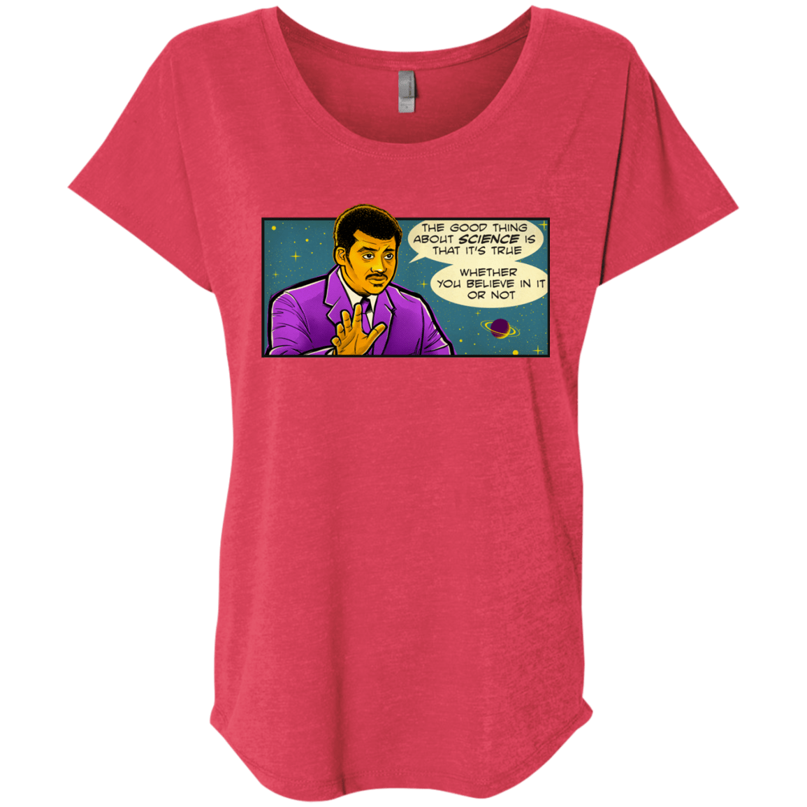 T-Shirts Vintage Red / X-Small NDGT good thing Triblend Dolman Sleeve