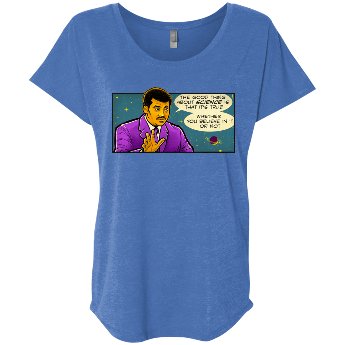 T-Shirts Vintage Royal / X-Small NDGT good thing Triblend Dolman Sleeve