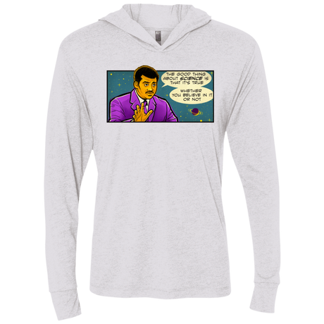 T-Shirts Heather White / X-Small NDGT good thing Triblend Long Sleeve Hoodie Tee