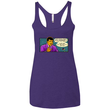 T-Shirts Purple Rush / X-Small NDGT good thing Women's Triblend Racerback Tank