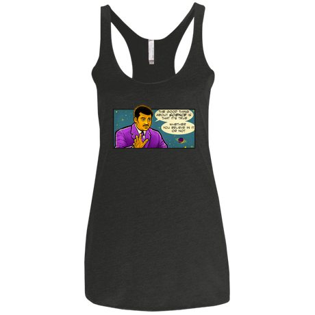 T-Shirts Vintage Black / X-Small NDGT good thing Women's Triblend Racerback Tank