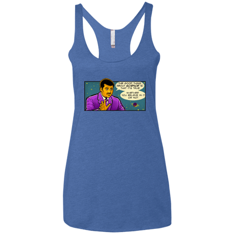 T-Shirts Vintage Royal / X-Small NDGT good thing Women's Triblend Racerback Tank