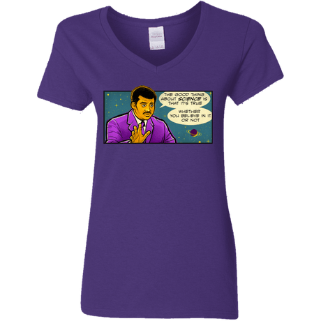 T-Shirts Purple / S NDGT good thing Women's V-Neck T-Shirt