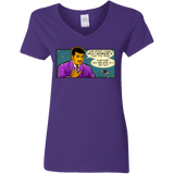 T-Shirts Purple / S NDGT good thing Women's V-Neck T-Shirt