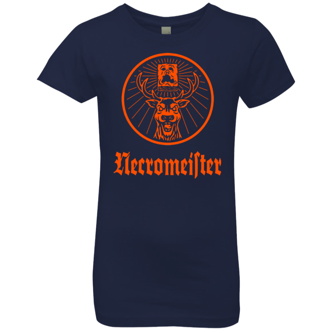 T-Shirts Midnight Navy / YXS NECROMEISTER Girls Premium T-Shirt