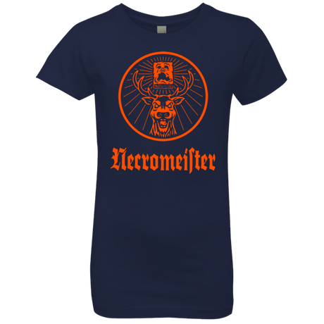 T-Shirts Midnight Navy / YXS NECROMEISTER Girls Premium T-Shirt