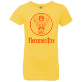 T-Shirts Vibrant Yellow / YXS NECROMEISTER Girls Premium T-Shirt