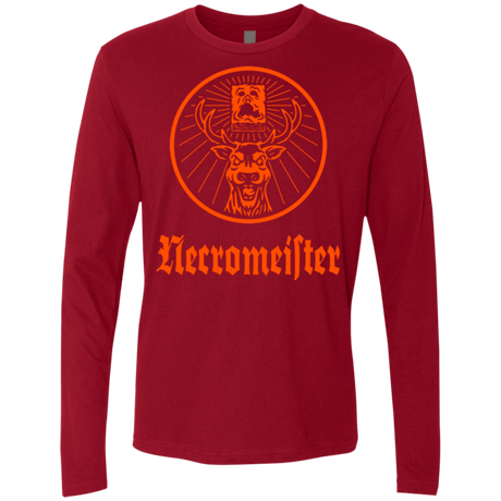 T-Shirts Cardinal / Small NECROMEISTER Men's Premium Long Sleeve