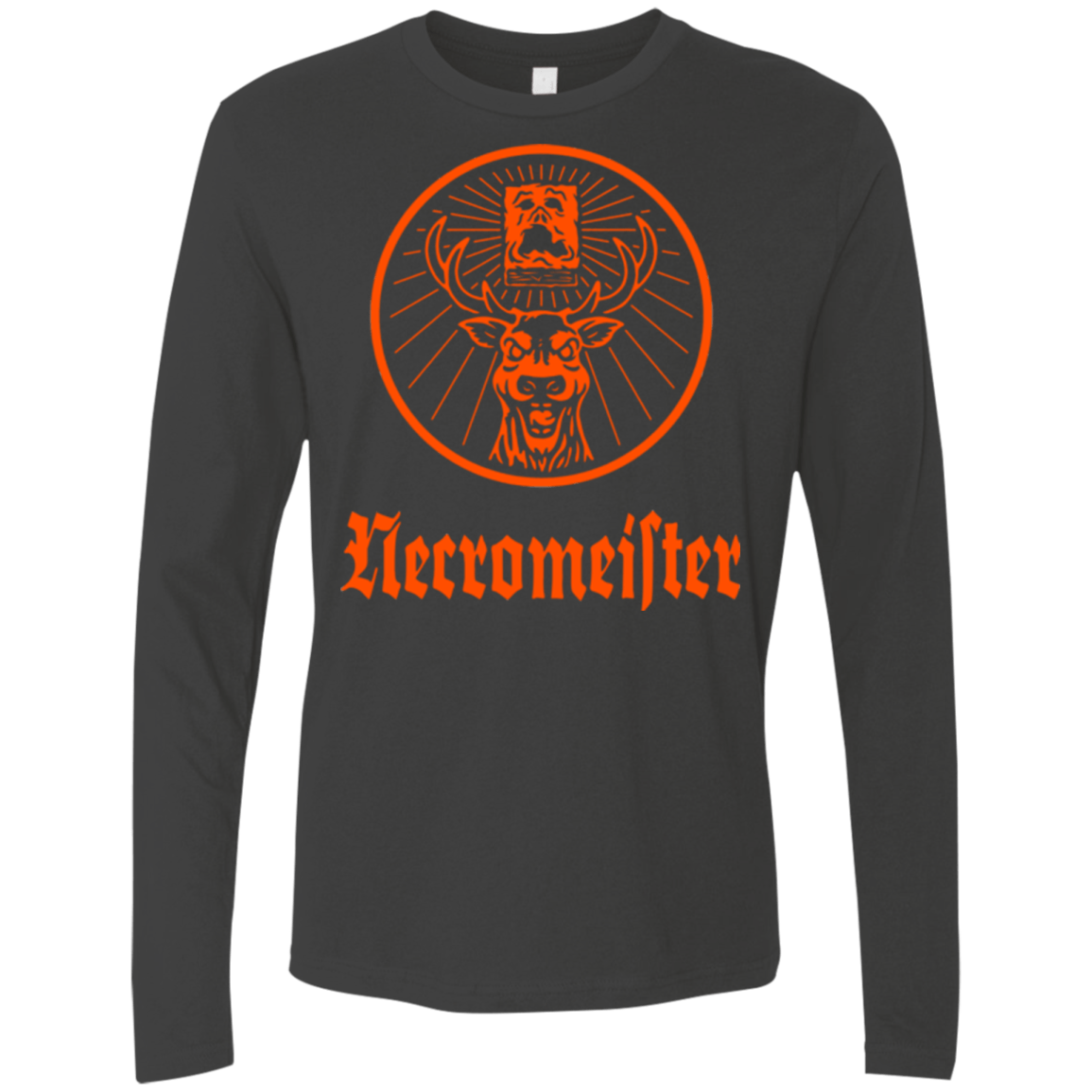 T-Shirts Heavy Metal / Small NECROMEISTER Men's Premium Long Sleeve