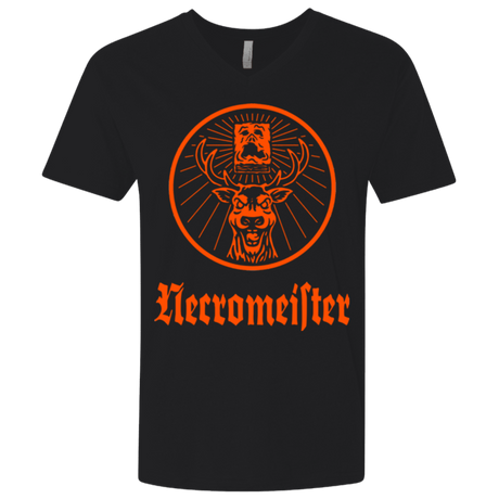 T-Shirts Black / X-Small NECROMEISTER Men's Premium V-Neck
