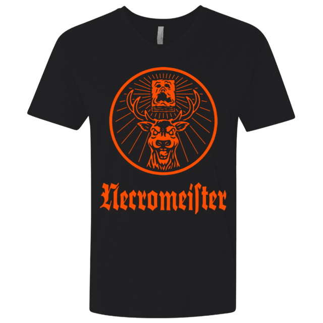 T-Shirts Black / X-Small NECROMEISTER Men's Premium V-Neck