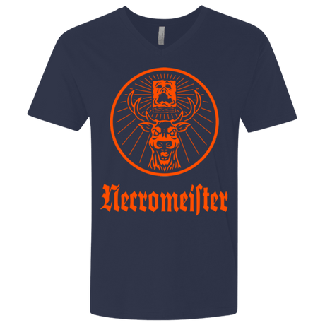 T-Shirts Midnight Navy / X-Small NECROMEISTER Men's Premium V-Neck