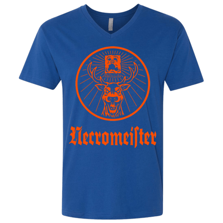 T-Shirts Royal / X-Small NECROMEISTER Men's Premium V-Neck
