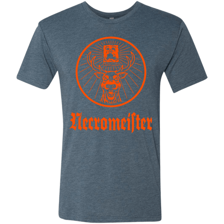 T-Shirts Indigo / Small NECROMEISTER Men's Triblend T-Shirt