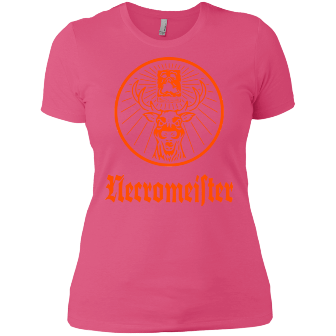 T-Shirts Hot Pink / X-Small NECROMEISTER Women's Premium T-Shirt
