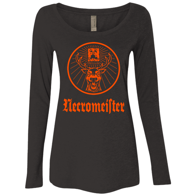 T-Shirts Vintage Black / Small NECROMEISTER Women's Triblend Long Sleeve Shirt