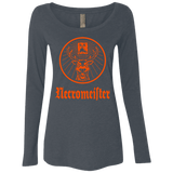 T-Shirts Vintage Navy / Small NECROMEISTER Women's Triblend Long Sleeve Shirt