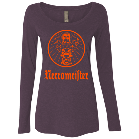 T-Shirts Vintage Purple / Small NECROMEISTER Women's Triblend Long Sleeve Shirt
