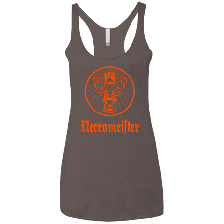 T-Shirts Macchiato / X-Small NECROMEISTER Women's Triblend Racerback Tank