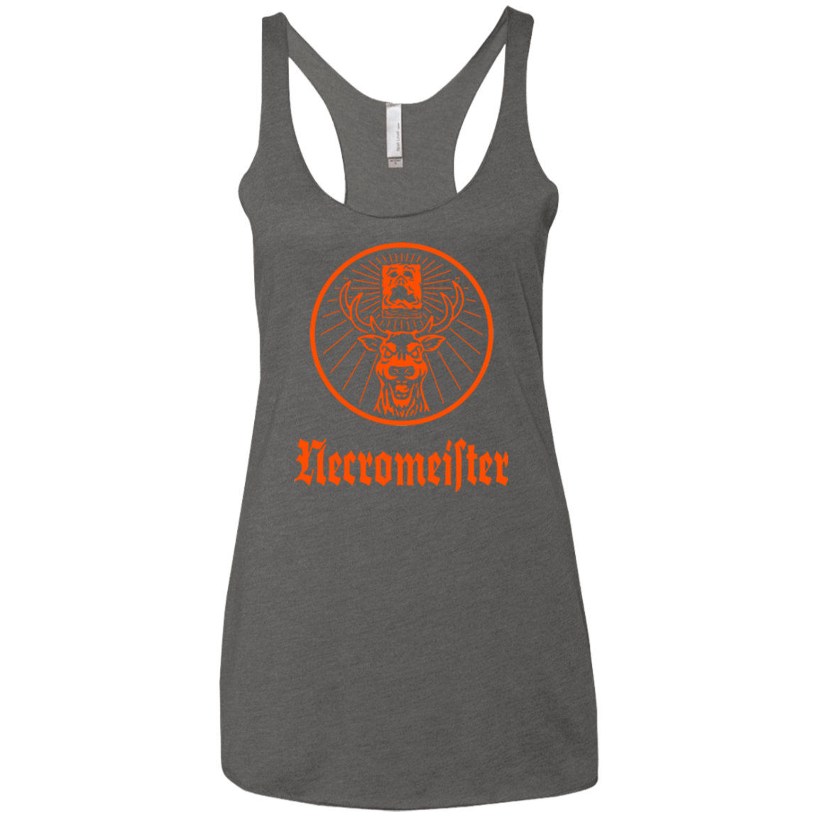 T-Shirts Premium Heather / X-Small NECROMEISTER Women's Triblend Racerback Tank