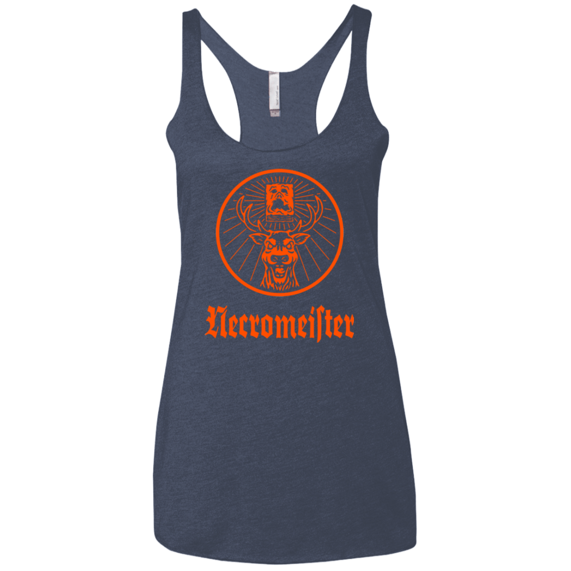 T-Shirts Vintage Navy / X-Small NECROMEISTER Women's Triblend Racerback Tank