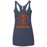 T-Shirts Vintage Navy / X-Small NECROMEISTER Women's Triblend Racerback Tank