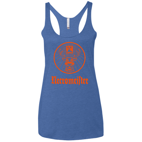 T-Shirts Vintage Royal / X-Small NECROMEISTER Women's Triblend Racerback Tank