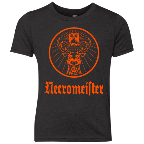 T-Shirts Vintage Black / YXS NECROMEISTER Youth Triblend T-Shirt