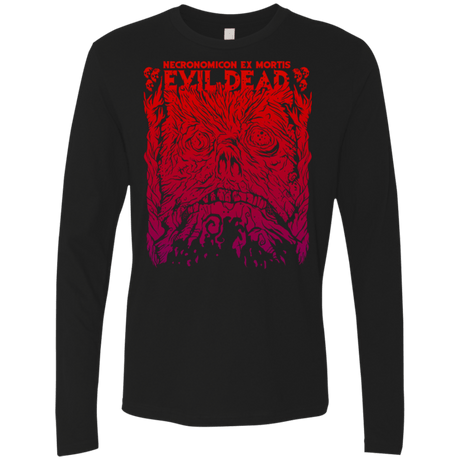 T-Shirts Black / S Necronomicon Ex Mortis Men's Premium Long Sleeve