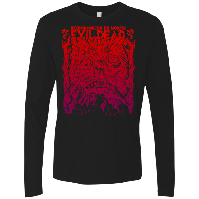 T-Shirts Black / S Necronomicon Ex Mortis Men's Premium Long Sleeve