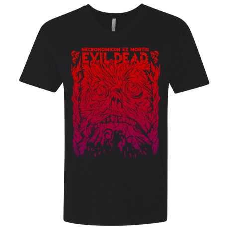 T-Shirts Black / X-Small Necronomicon Ex Mortis Men's Premium V-Neck