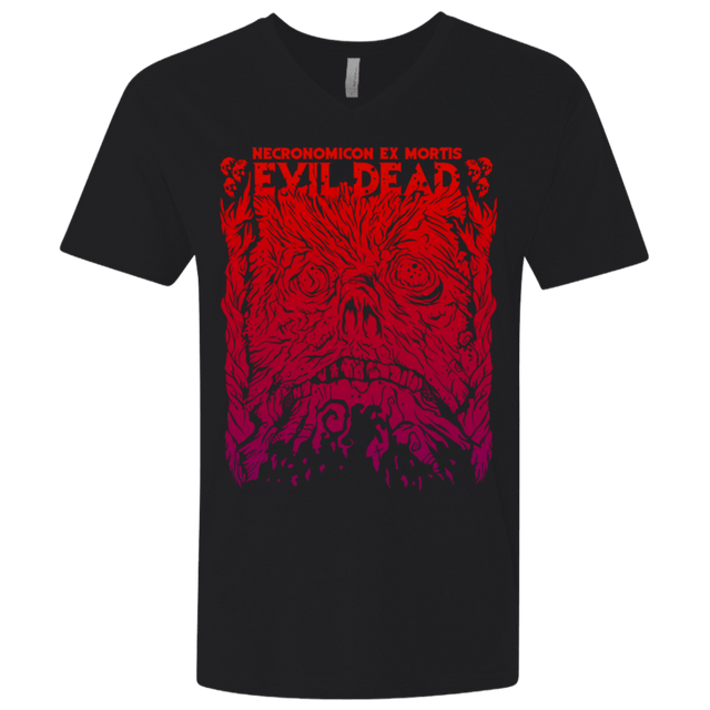 T-Shirts Black / X-Small Necronomicon Ex Mortis Men's Premium V-Neck