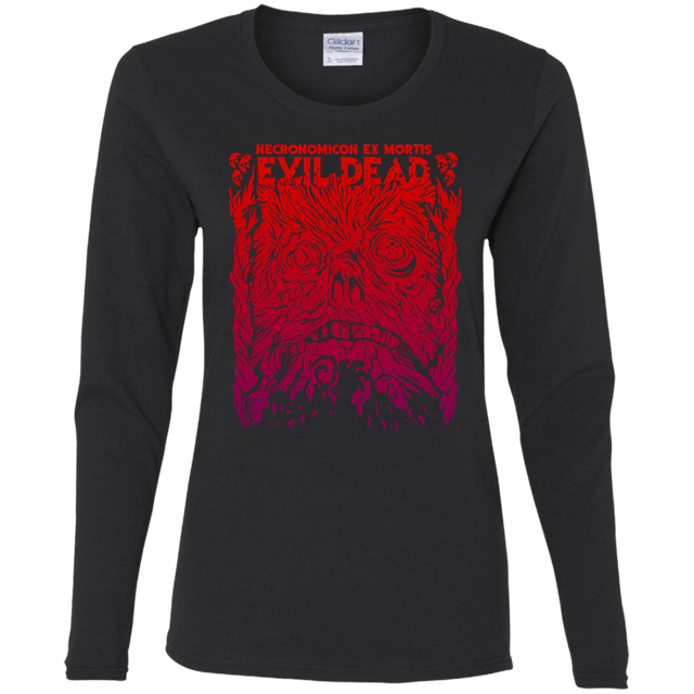 T-Shirts Black / S Necronomicon Ex Mortis Women's Long Sleeve T-Shirt