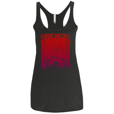 T-Shirts Vintage Black / X-Small Necronomicon Ex Mortis Women's Triblend Racerback Tank