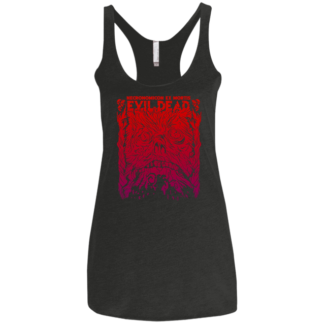 T-Shirts Vintage Black / X-Small Necronomicon Ex Mortis Women's Triblend Racerback Tank