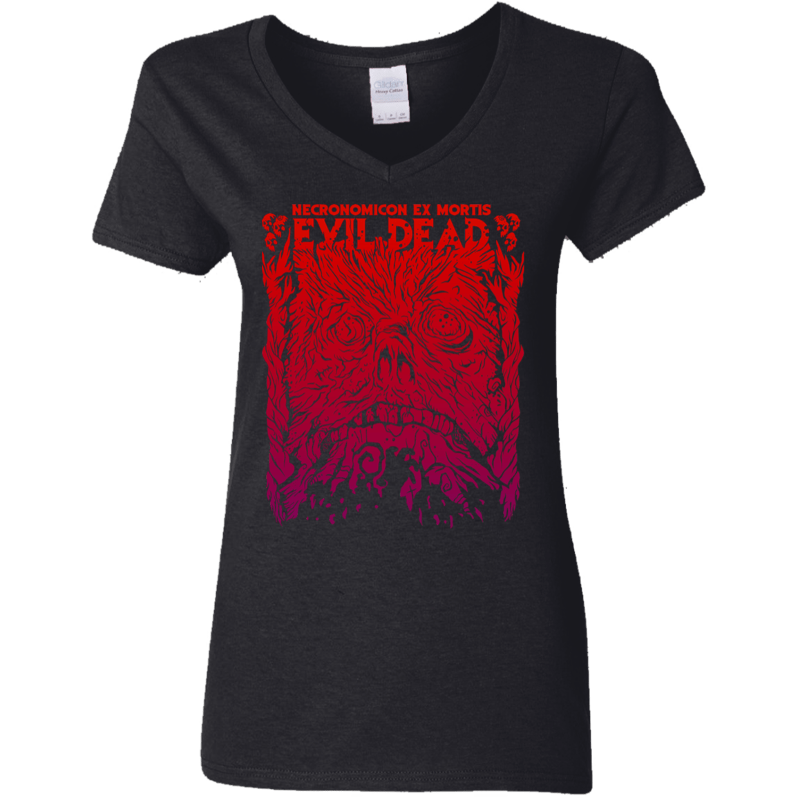 T-Shirts Black / S Necronomicon Ex Mortis Women's V-Neck T-Shirt