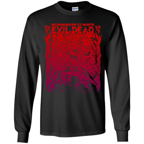T-Shirts Black / YS Necronomicon Ex Mortis Youth Long Sleeve T-Shirt