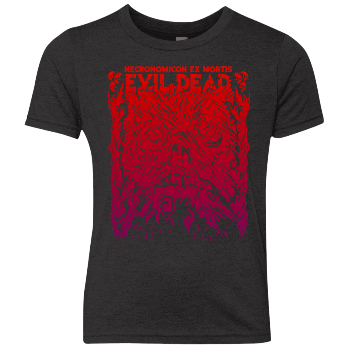 T-Shirts Vintage Black / YXS Necronomicon Ex Mortis Youth Triblend T-Shirt