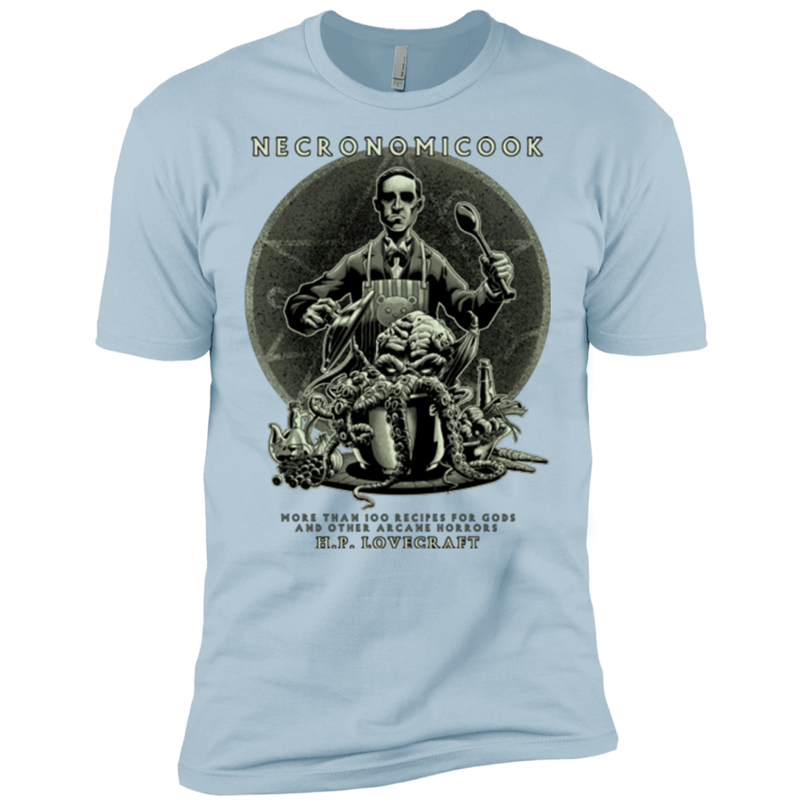 T-Shirts Light Blue / X-Small Necronomicook Men's Premium T-Shirt