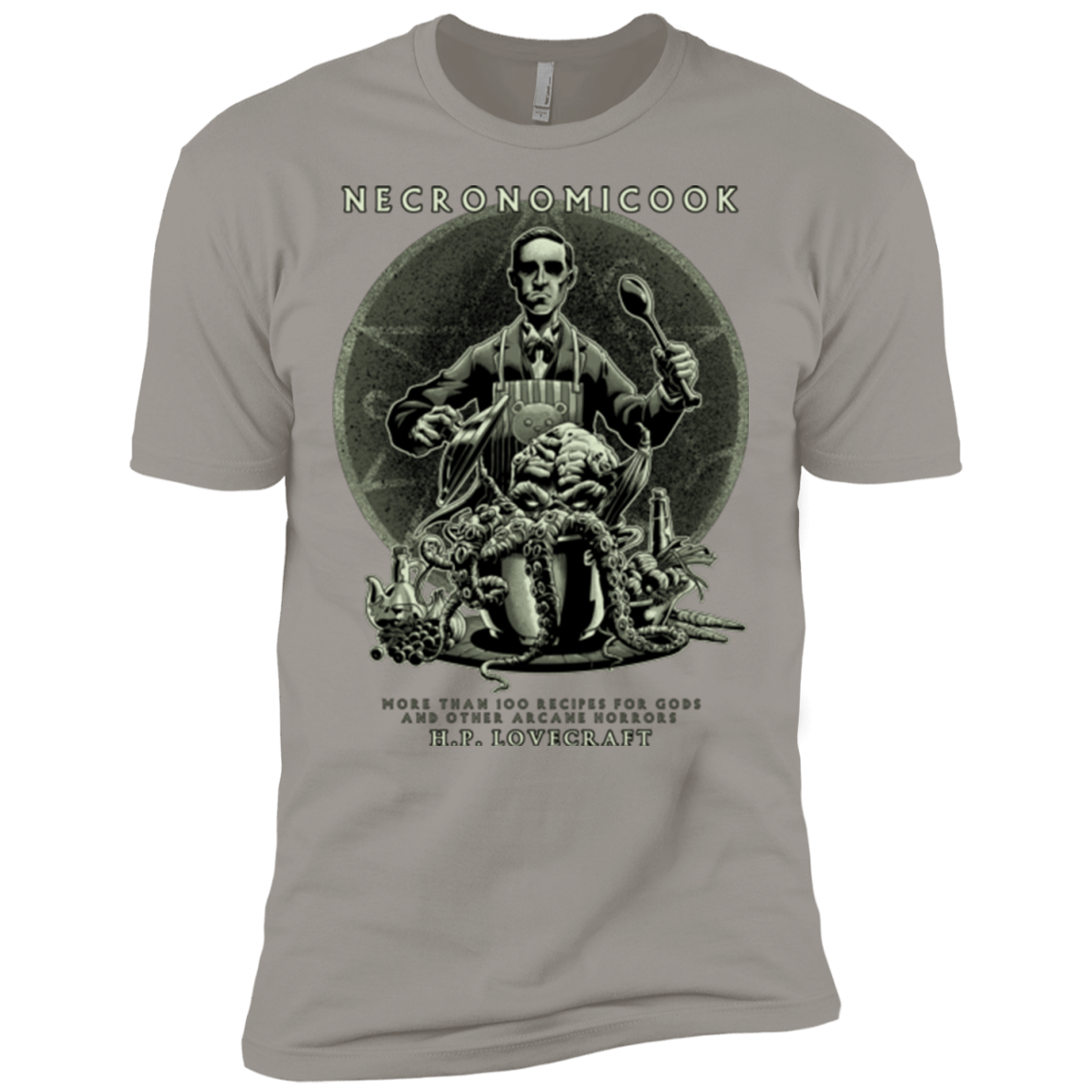 T-Shirts Light Grey / X-Small Necronomicook Men's Premium T-Shirt