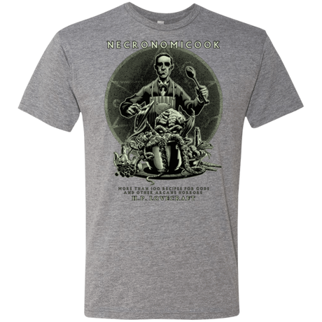 T-Shirts Premium Heather / Small Necronomicook Men's Triblend T-Shirt