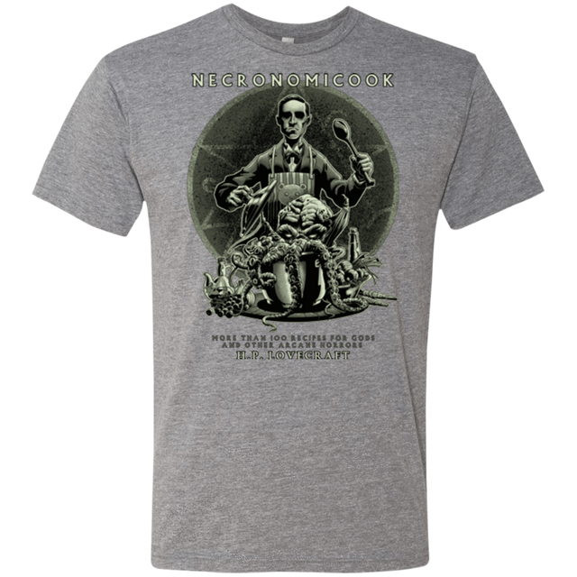 T-Shirts Premium Heather / Small Necronomicook Men's Triblend T-Shirt