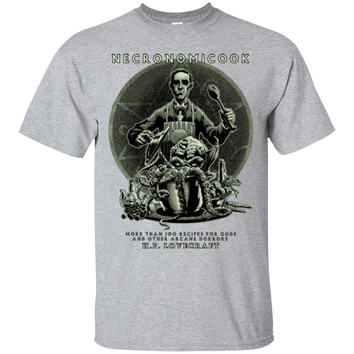 T-Shirts Sport Grey / Small Necronomicook T-Shirt