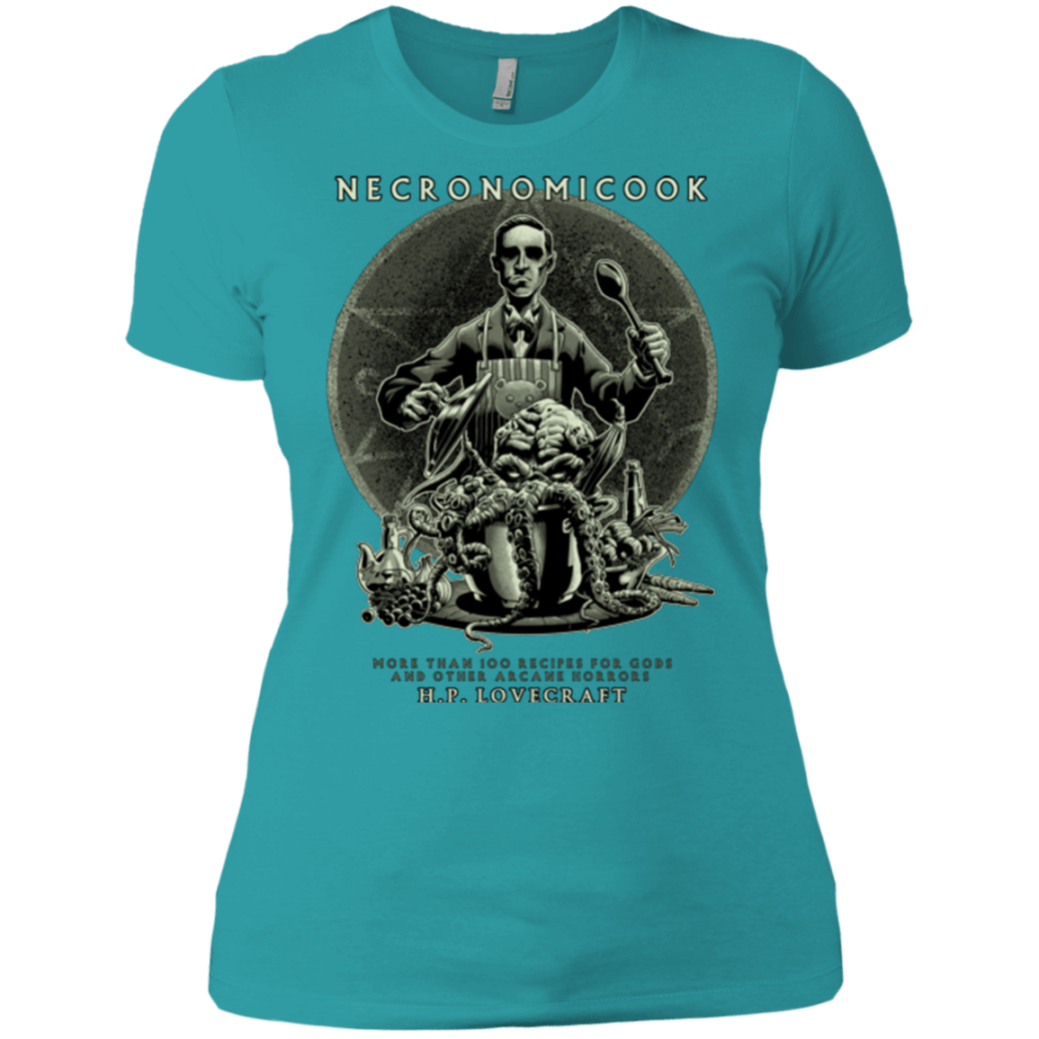 T-Shirts Tahiti Blue / X-Small Necronomicook Women's Premium T-Shirt