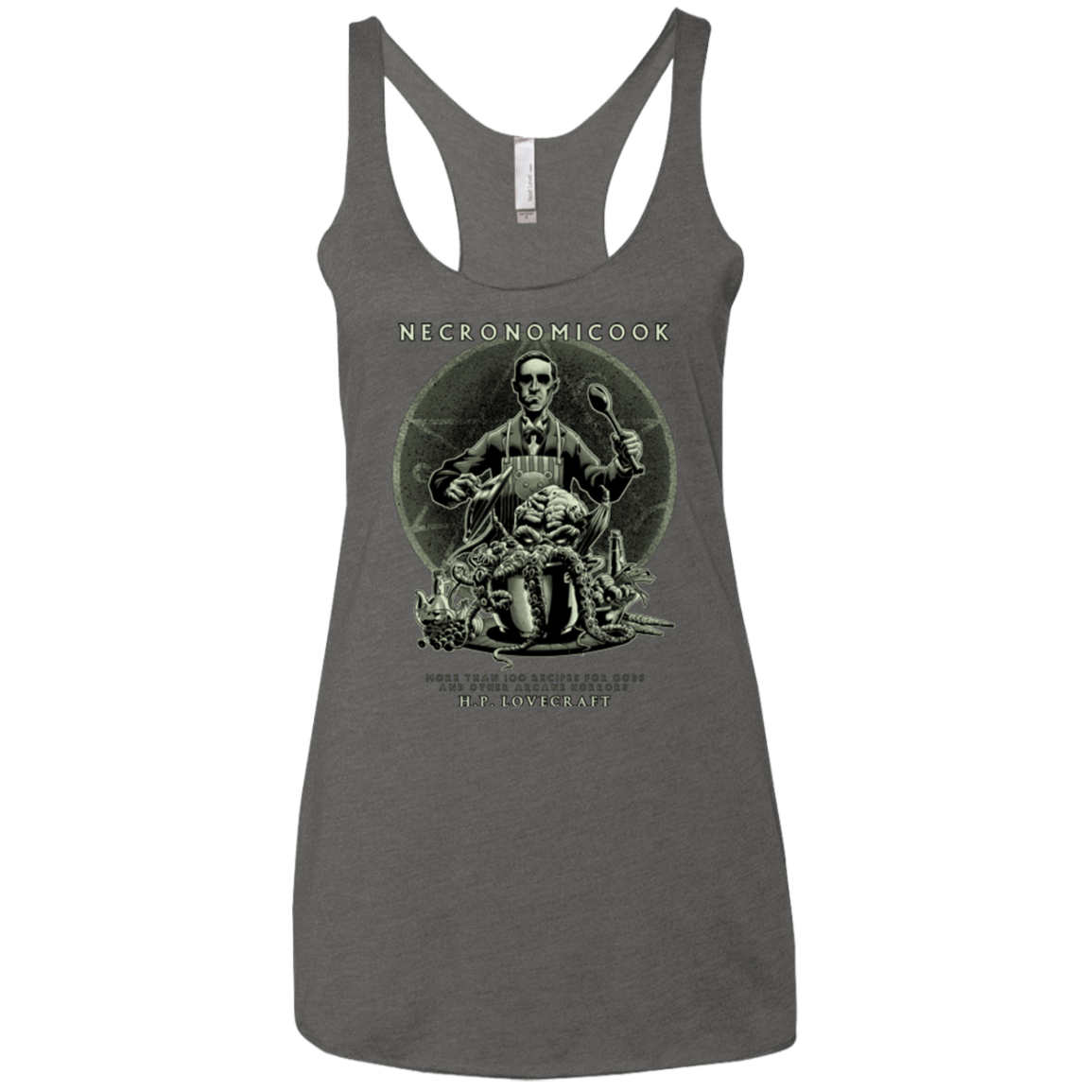 T-Shirts Premium Heather / X-Small Necronomicook Women's Triblend Racerback Tank