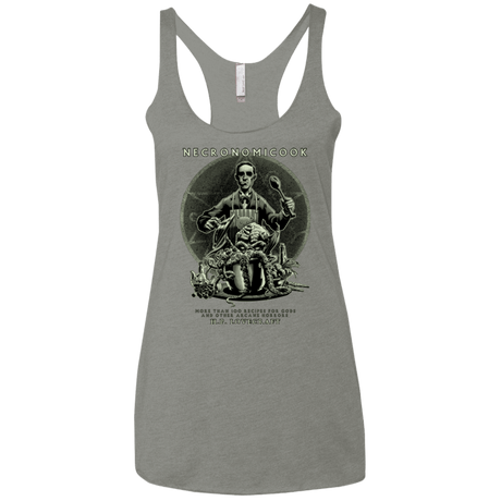 T-Shirts Venetian Grey / X-Small Necronomicook Women's Triblend Racerback Tank