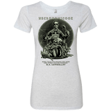 T-Shirts Heather White / Small Necronomicook Women's Triblend T-Shirt