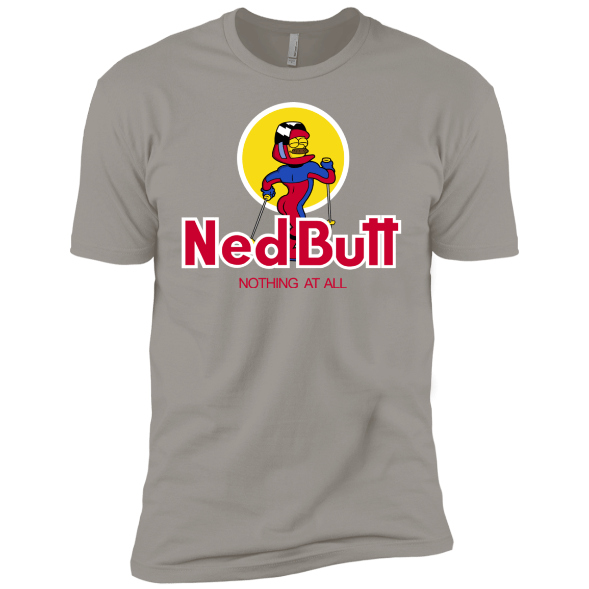 T-Shirts Light Grey / YXS Ned Butt Boys Premium T-Shirt
