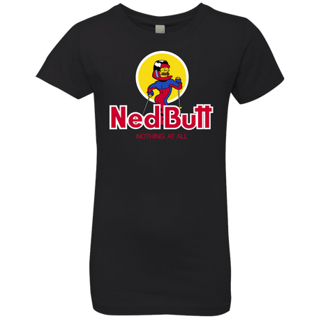 T-Shirts Black / YXS Ned Butt Girls Premium T-Shirt